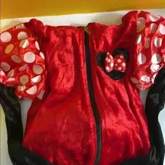 New Minnie Mouse Hoodie with ears size small/medium costume - Picture 4 of 5